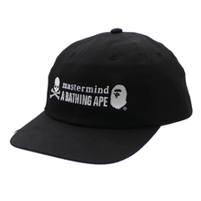 mastermind JAPAN &times; A BATHING APE PANEL CAP BLACK画像