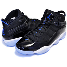 NIKE JORDAN 6 RINGS SPACE JAM black/hyper royal-white 322992-016画像