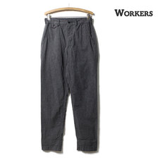Workers FWP Trousers, Black Chambray,画像