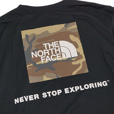 THE NORTH FACE S/S LOGO CAMO TEE BLACK NT32035画像