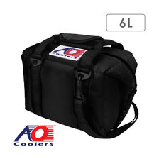 AO Coolers 6パック キャンバス ブラック AO6BK画像