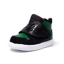NIKE SKY JORDAN 1 TD "PINE GREEN" BLACK/BLACK/PINE GREEN/GYM RED BQ7196-003画像
