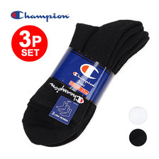 Champion LOW CREW SOCKS LOGO CMSCR101画像