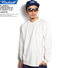 RADIALL FLAMES - C.N. POCKET T-SHIRT L/S -WHITE- RAD-20SS-CUT013画像