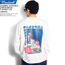 RADIALL COSMIC GYPSIES - C.N. T-SHIRT L/S -WHITE- RAD-20SS-CUT014画像