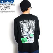 RADIALL COSMIC GYPSIES - C.N. T-SHIRT L/S -BLACK- RAD-20SS-CUT014画像