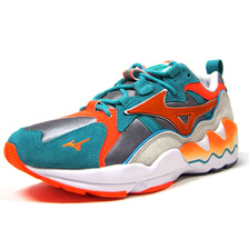 MIZUNO WAVE RIDER 1 S E.GRN.N.ORG/GRY/WHT D1GA193254画像
