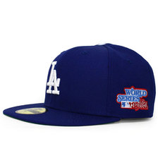 NEW ERA LOS ANGELES DODGERS 1981 WORLD SERIES 59FIFTY ROYAL BLUE FUF87252画像