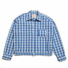 UNION SUPPLY by SUN SURF BARBARA KAWAKAMI MODEL PALAKA CHECK BLOUSE US14590画像