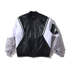 NIKE AS M J WINGS MA-1 BOMBER JKT BLACK/ATMOSPHERE GREY/WHITE/WHITE CD5458-010画像