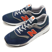 new balance CM997HAY NAVY/RED画像