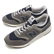 new balance CM997HAX GRAY/NAVY画像