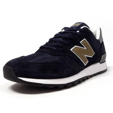 new balance M670NNG NAVY/GOLD画像