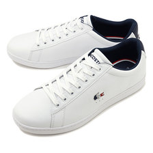 LACOSTE M CARNABY EVO TRI 1 WHT/NVY/RED SMA0033L-407画像