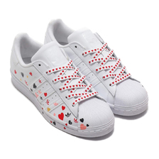 adidas SUPERSTAR W FOOTWEAR WHITE/CORE BLACK/GLORY PINK FV3289画像