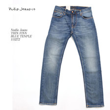 Nudie Jeans Thin Finn BLUE TENPLE 113272画像
