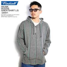 RADIALL SKUNK - HOODIE SWEATSHIRT L/S -GRAY- RAD-20SS-CUT001画像