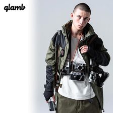 glamb × CHANCE IS ONCE RK cameraman mods coat GB0220-CO08画像