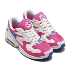 NIKE W AIR MAX2 LIGHT SUMMIT WHITE/HYPER ROYAL-COSMIC FUCHSIA CK2602-101画像