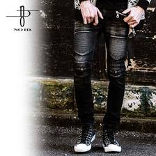 NO ID. BLACK ストレッチデニムライダーススキニーPT 446035-444P画像