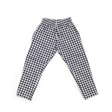 COOKMAN Chef Pants Kids Big Chidori BLACK画像