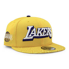 NEW ERA LOS ANGELES LAKERS CITY EDITION ON COURT SNAPBACK CAP GOLD DS12286139画像
