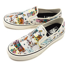VANS KIDE SLIP-ON SF CLASSIC WHITE/MARSHMALLOW VN0A3MVDWOK画像