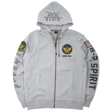 AVIREX B-2 SPIRIT FULL ZIP UP PARKA 6103394画像