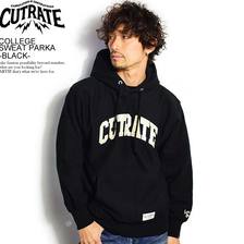 CUTRATE COLLEGE SWEAT PARKA -BLACK- CR-20SS009画像