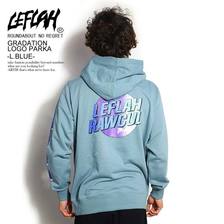 LEFLAH GRADATION LOGO PARKA -L-BLUE- LEFPK10-2001SSL画像
