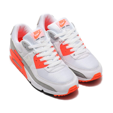 NIKE AIR MAX 90 WHITE/WHITE-HYPER ORANGE-LT SMOKE GREY CT4352-103画像