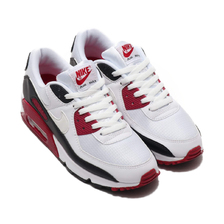 NIKE AIR MAX 90 WHITE/WHITE-NEW MAROON-BLACK CT4352-104画像