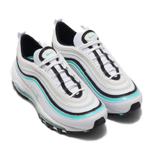 NIKE W AIR MAX 97 WHITE/AURORA GREEN-BLACK-PHOTON DUST CZ3574-130画像