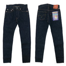 SAMURAI JEANS S713VX 17oz 零 ワンウォッシュ ローライズ タイト テーパード画像