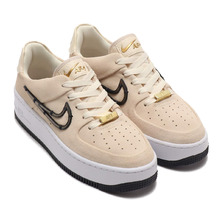 NIKE W AF1 SAGE LOW LX LIGHT CREAM/BLACK-METALLIC GOLD-WHITE CI3482-200画像