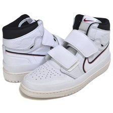 NIKE AIR JORDAN 1 RETRO HI DOUBLE STRAP white/wht-black-sail AQ7924-101画像