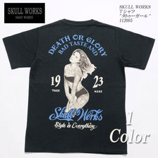 SKULL WORKS Tシャツ "タトゥーガール" 112005画像