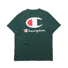 Champion &times; ATMOS LAB S/S T-SHIRT DARK GREEN C8-R352-570画像