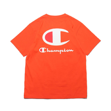 Champion &times; ATMOS LAB S/S T-SHIRT ORANGE SHERBET C8-R352-842画像