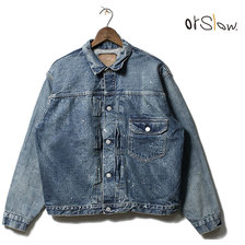 orslow PLEATED FRONT BLOUSE 2 YEAR WASH WITH PAINT 03-6011-P84画像