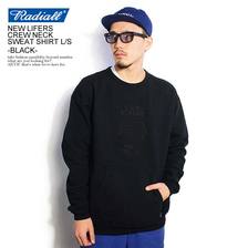 RADIALL NEW LIFERS - CREW NECK SWEATSHIRT L/S -BLACK- RAD-20SS-CUT004画像