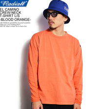 RADIALL EL CAMINO C.N. T-SHIRT L/S -BLOOD ORANGE- RAD-20SS-CUT012画像
