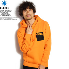 GDC BOX LOGO HOODIE -ORANGE- M40005画像