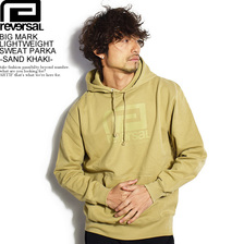 reversal BIG MARK LIGHTWEIGHT SWEAT PARKA -SAND KHAKI- RVBS039S画像
