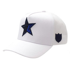 YOSHINORI KOTAKE DESIGN &times; BARNEYS NEWYORK STAR SPANGLE MESH CAP WHITE画像