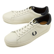 FRED PERRY SPENCER LEATHER PORCELAIN/NAVY B8250-254画像
