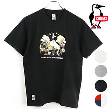CHUMS M Camp With Your CHUMS T-Shirt CH01-1708画像