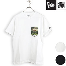 NEW ERA 半袖 コットン ポケット Tシャツ ボタニカル レギュラーフィット 12325121/12325122画像