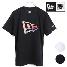NEW ERA 半袖 パフォーマンス Tシャツ ユートピア フラッグロゴ レギュラーフィット 12325106/12325105画像