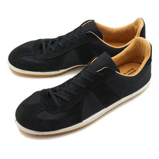 REPRODUCTION OF FOUND GERMAN MILITARY TRAINER CANVAS BLACK 1720FS画像